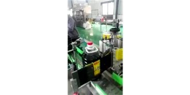 DDU-1603 automatic 5L oil barrel labeling machine