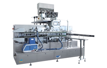 Automatic packing machine for top opening and washing clothes