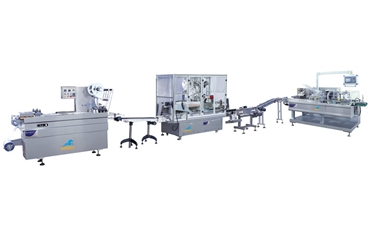 Automatic packing line of oral liquid labeling machine