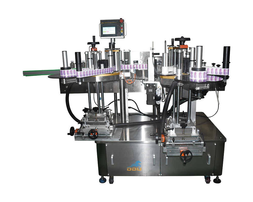 DDU-1603G high speed servo circular bottle automatic positioning and labeling machine